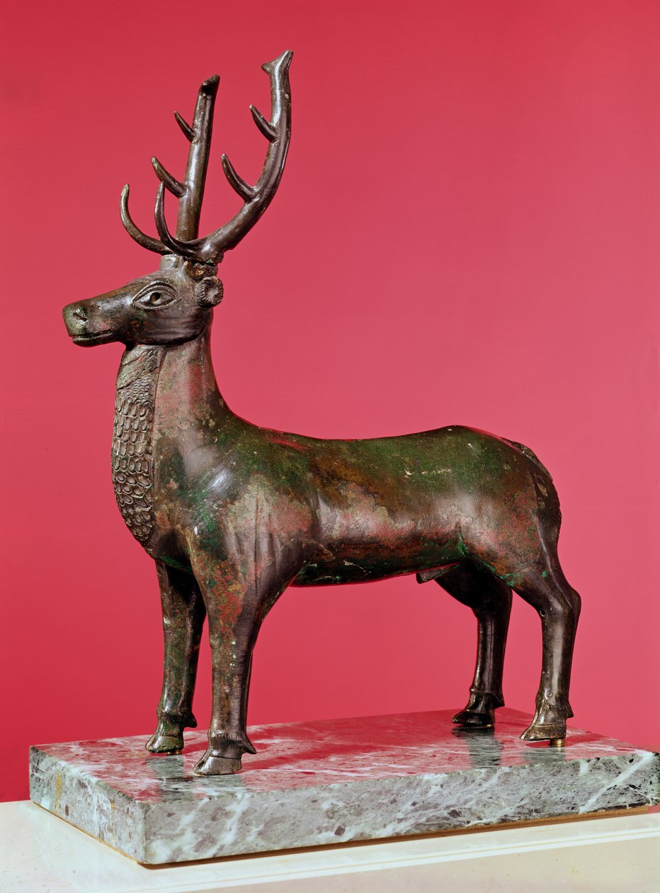 Stag (brons) av Gallo Roman