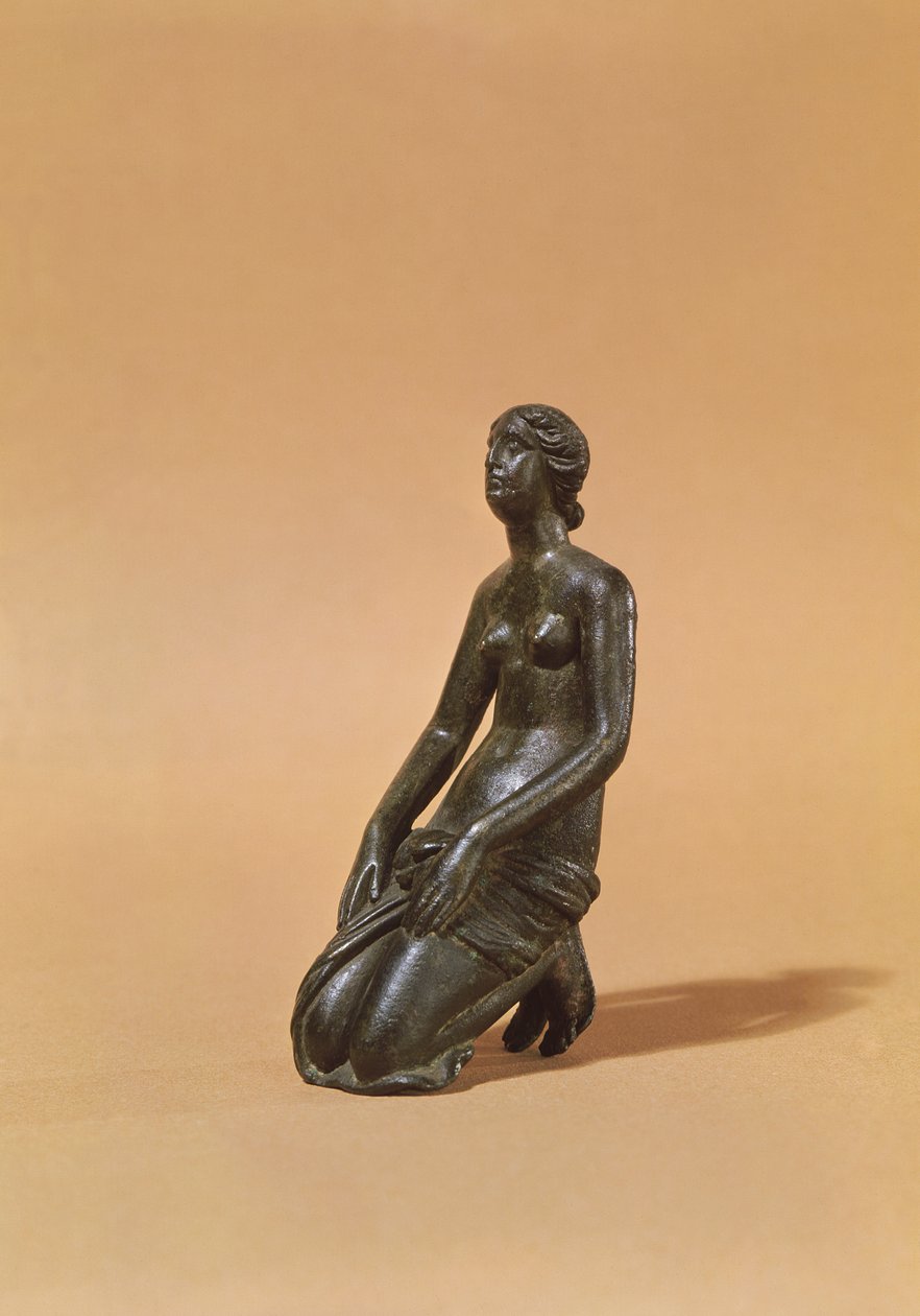 Hukande Venus, från Chalandry (brons) av Gallo Roman