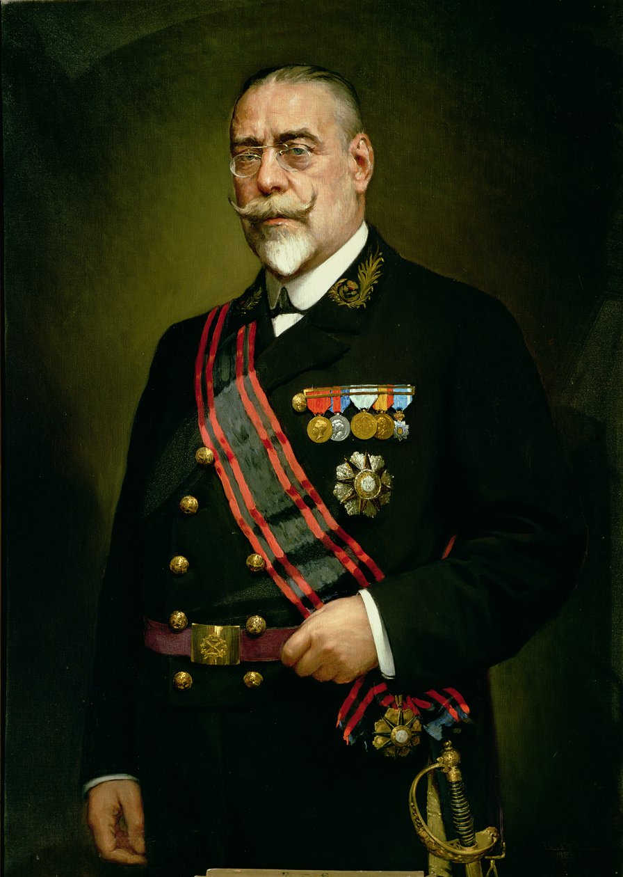 Porträtt av Manuel Allende Salazar (1865-1923) (olja på duk) av Gamoral