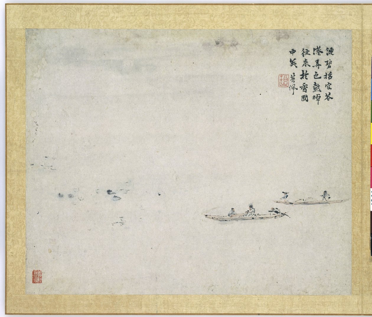 Målning av Gao Qipei