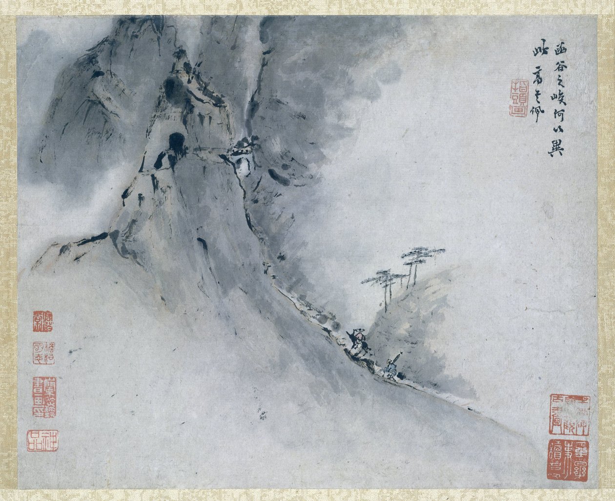 Målning av Gao Qipei