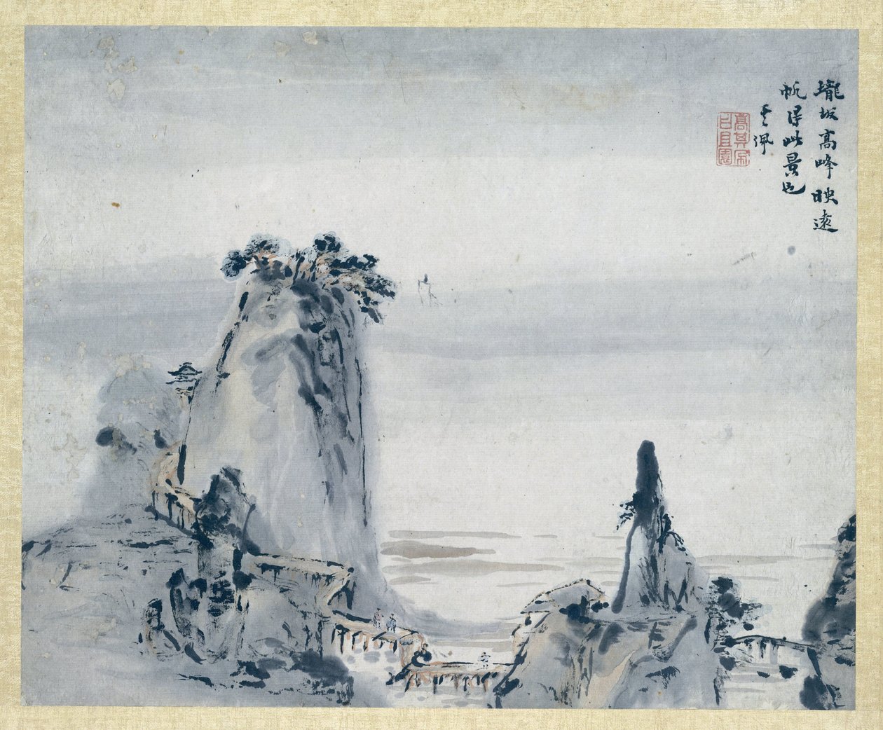 Målning av Gao Qipei