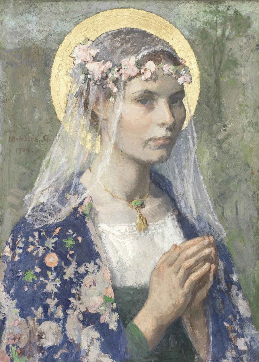 Beate maria av Julius Gari Melchers