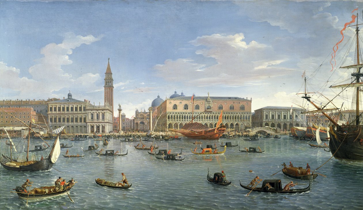 Vaaiga o Venise mai le Motu o San Giorgio, 1697 swed av Gaspar van Wittel