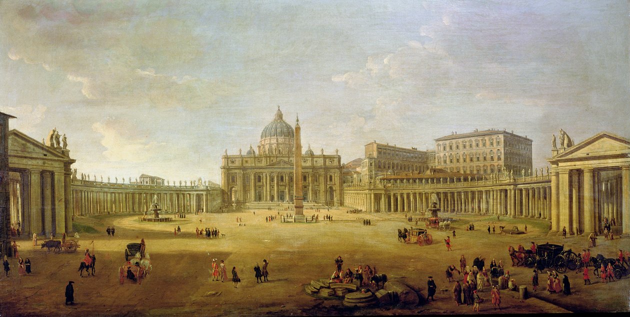 Peterskyrkan av Gaspar van Wittel