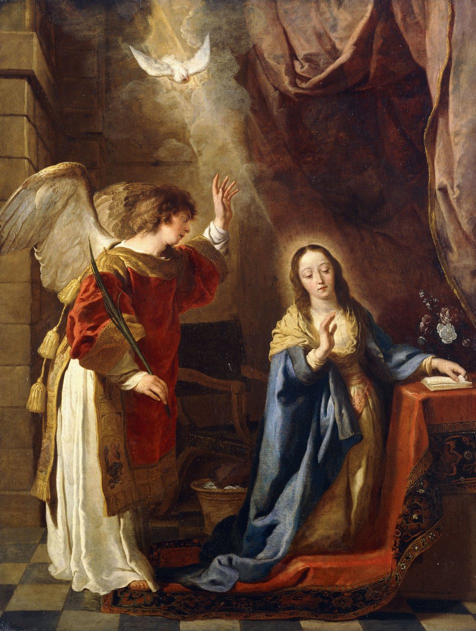 tillkännagivandet, av Gaspar De Crayer