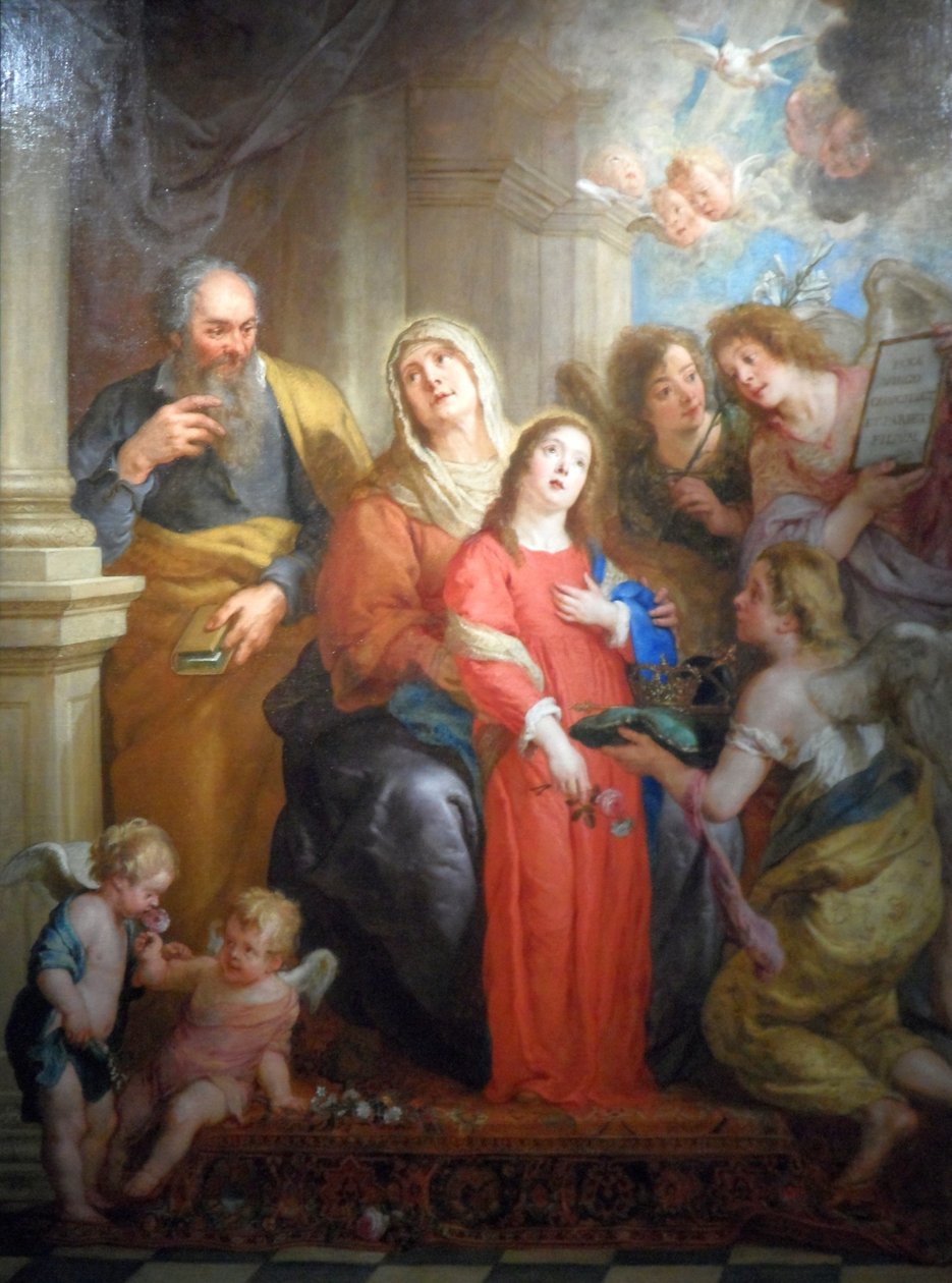 Marias inträde i templet av Gaspar De Crayer