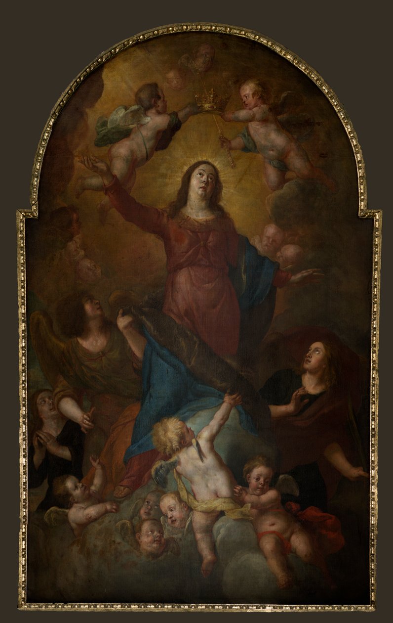 Församlingskyrka (Sint-Walburgakerk). Målning. Gaspar de Crayer. 1652 av Gaspar De Crayer