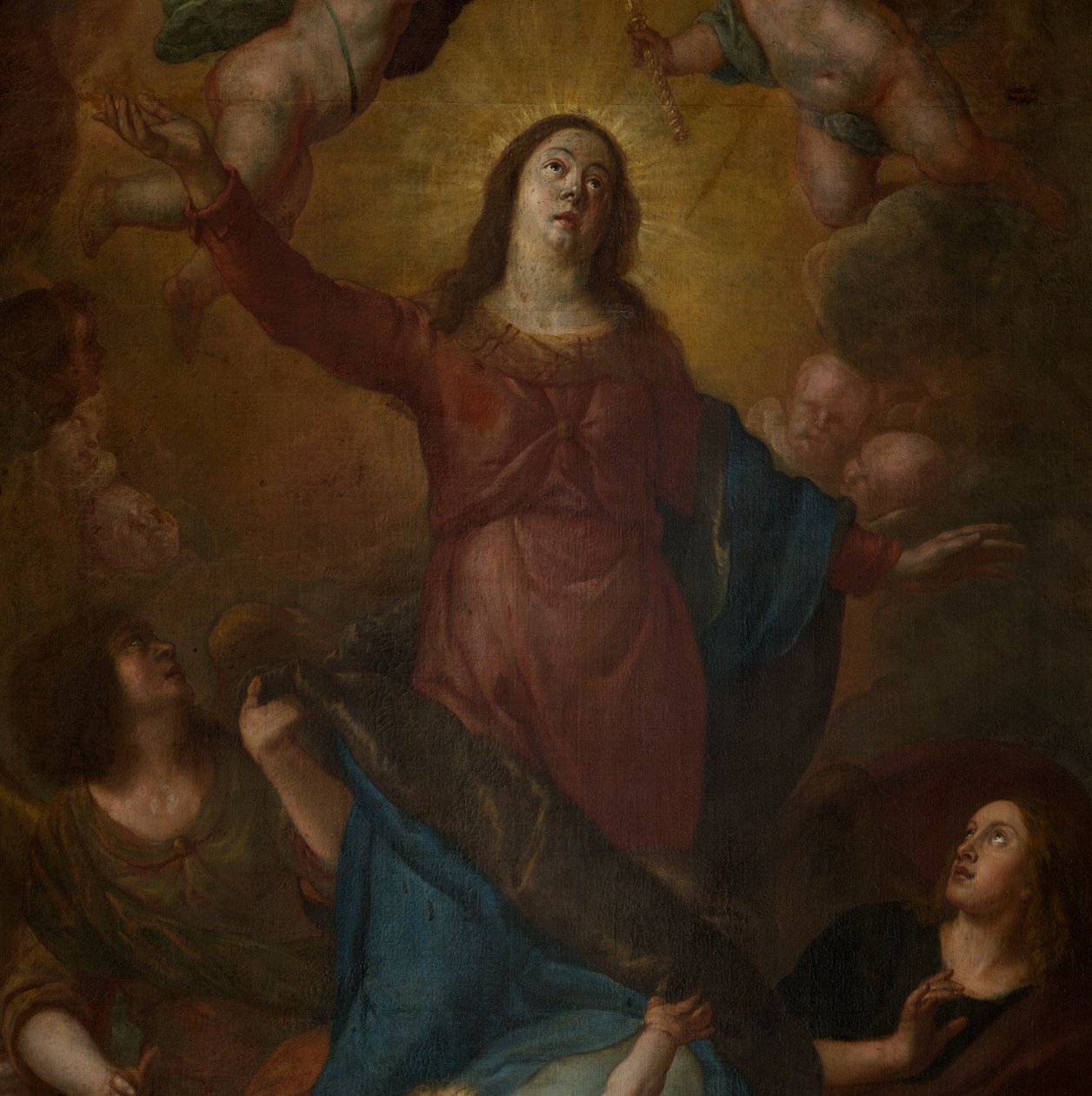 Församlingskyrka (Sint-Walburgakerk). Målning. Gaspar de Crayer. 1652 av Gaspar De Crayer