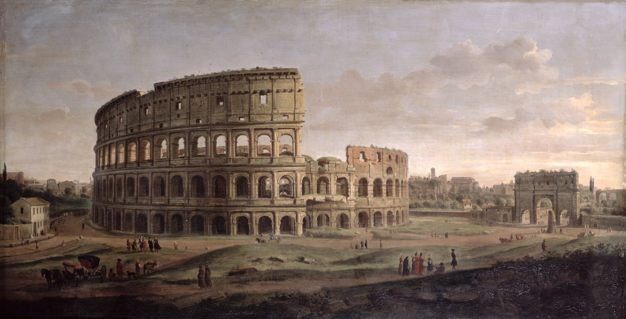 Colosseum (olja på duk) av Gaspar van Wittel