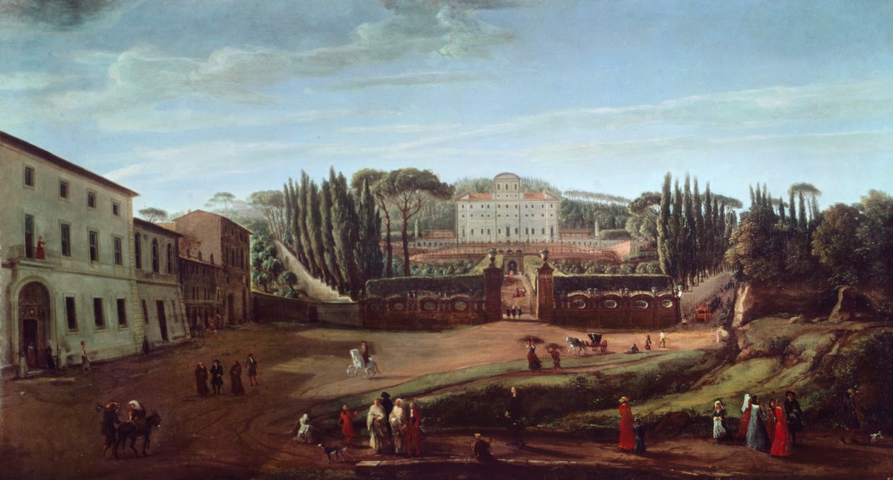 Villa Aldobrandini (olja på duk) av Gaspar van Wittel