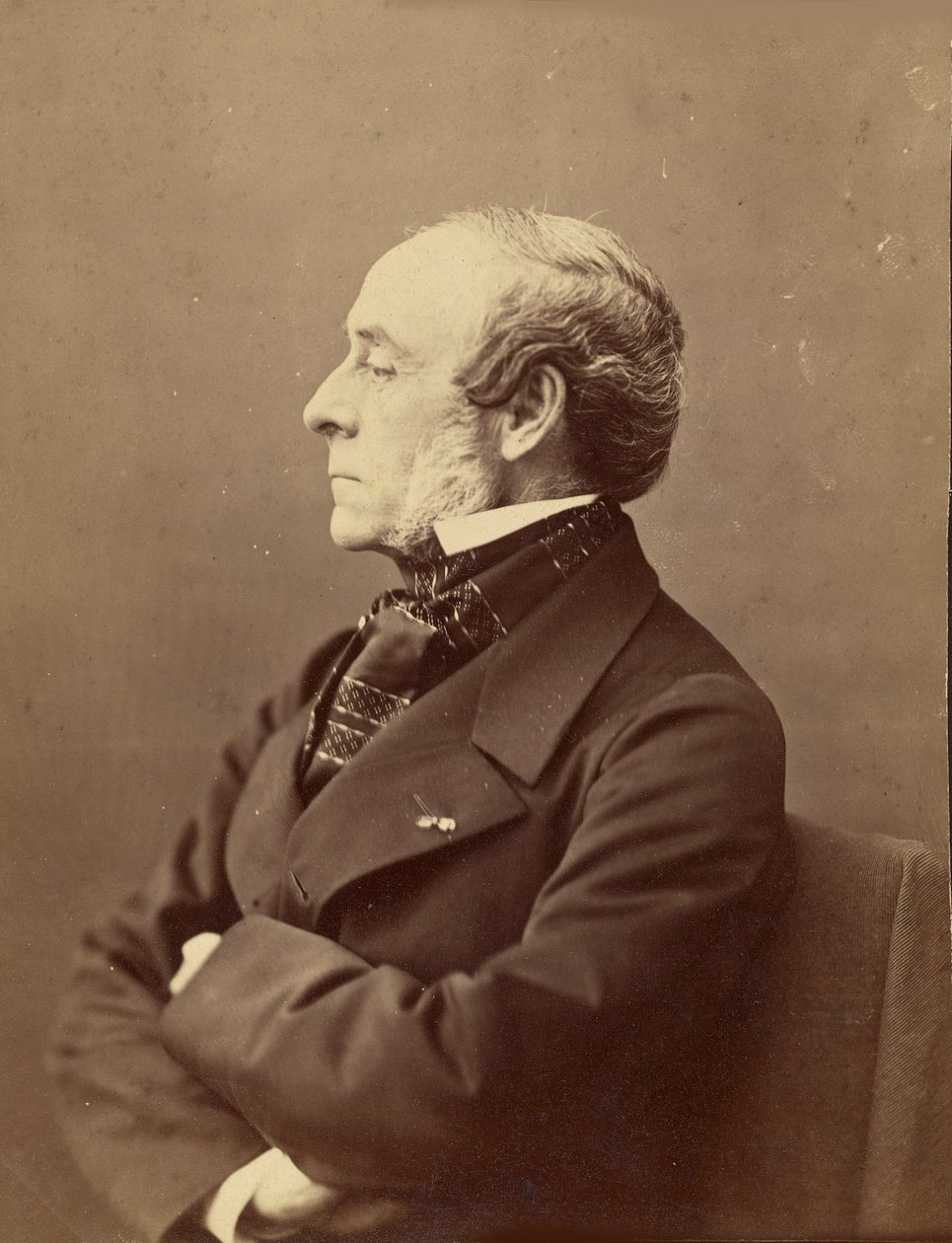 Porträtt av Ernest Legouvé 1807-1903, 1861-1869. av Gaspard Félix Nadar