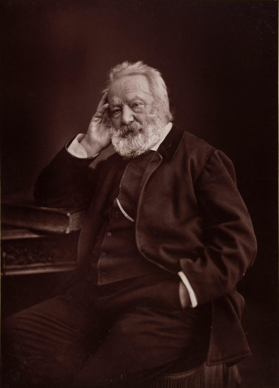 Porträtt av Victor Hugo 1802-1885, 1878. av Gaspard Félix Nadar