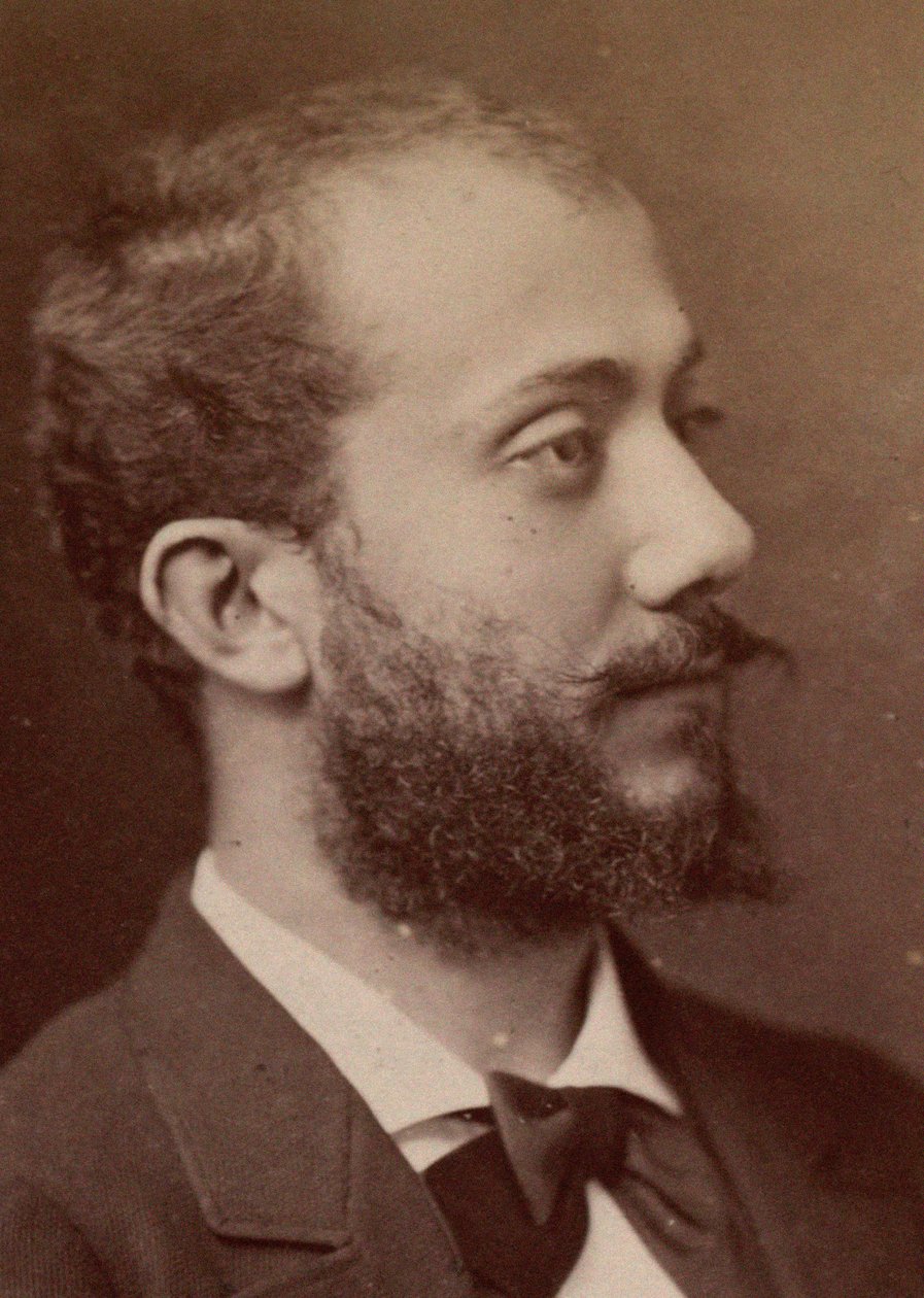 Porträtt av kompositören Alexandre Luigini 1850-1906, 1900. av Gaspard Félix Nadar