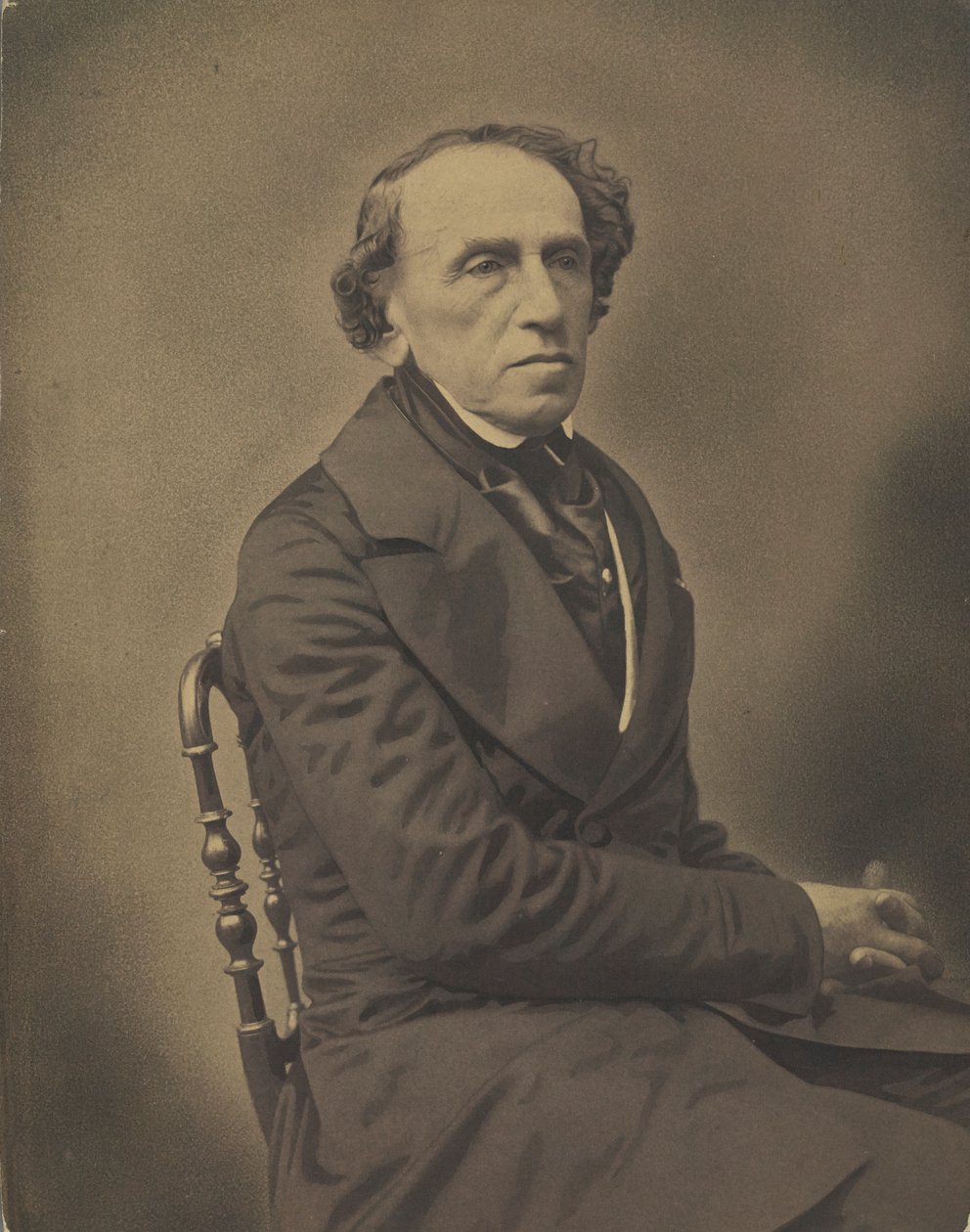 Porträtt av kompositören Giacomo Meyerbeer 1791-1864, 1853-1854. av Gaspard Félix Nadar