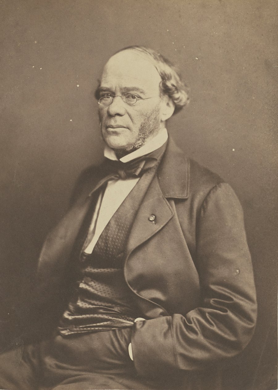 Porträtt av kompositören Jacques Fromental Halévy 1799-1862, 1855-1859. av Gaspard Félix Nadar