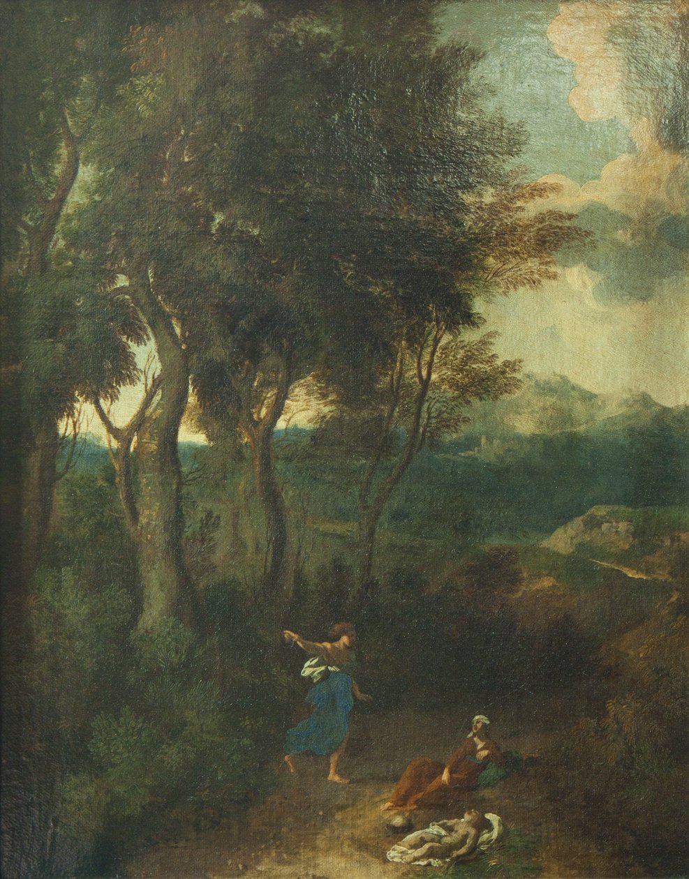 Hagar och Ismael av Gaspard Poussin Dughet