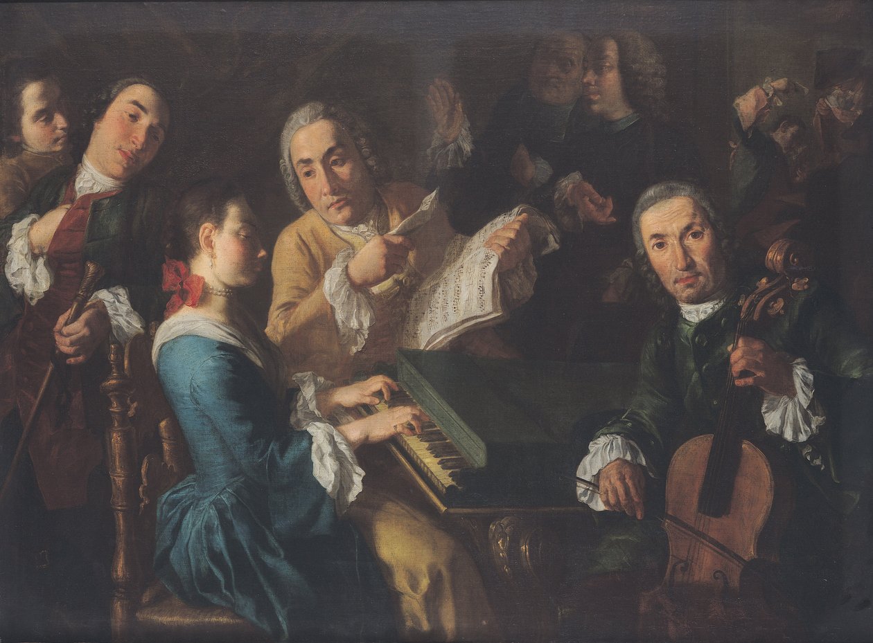 Konserten, ca 1755 av Gaspare Traversi