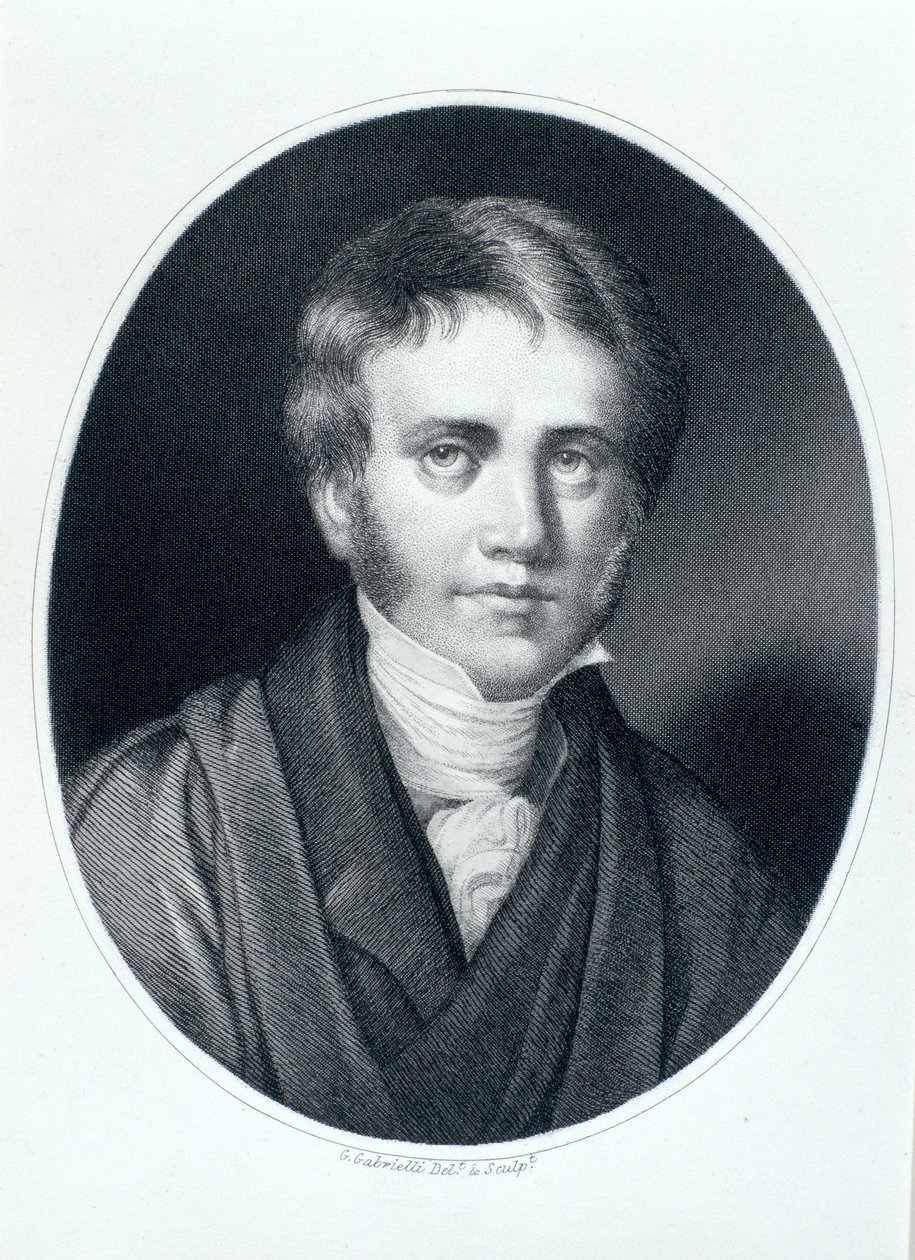 Sir John Herschel, astronom och vetenskapsman, 1810-talet av Gaspare Gabrielli