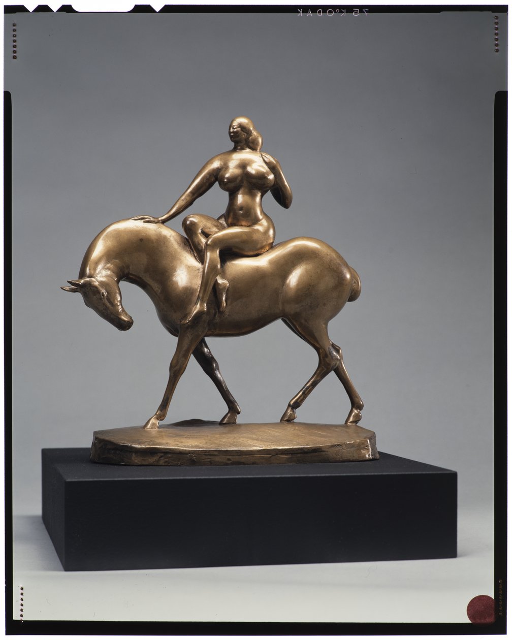 Equestriènne, 1918 (gjuten 1931) (brons) av Gaston Lachaise