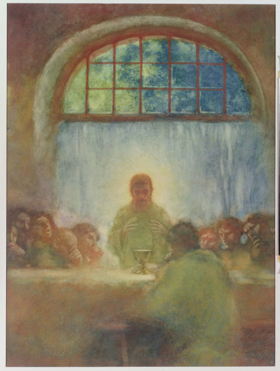 Den sista måltiden, 1897 av Gaston de la Touche