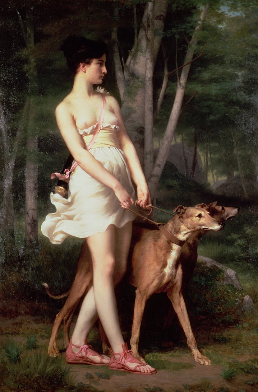 Jägaren Diana av Gaston Casimir Saint Pierre