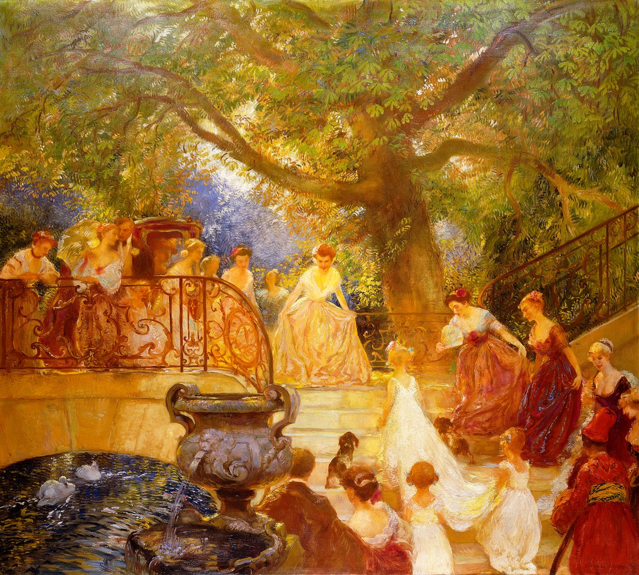 Besöket av Princess Royal, av Gaston de Latouche