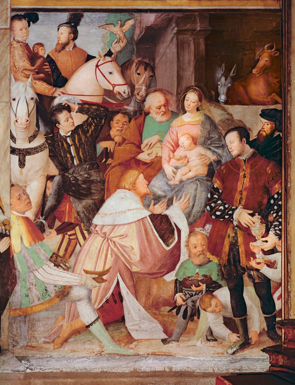 Tillbedjan av Magi, c.1532-35 av Gaudenzio Ferrari