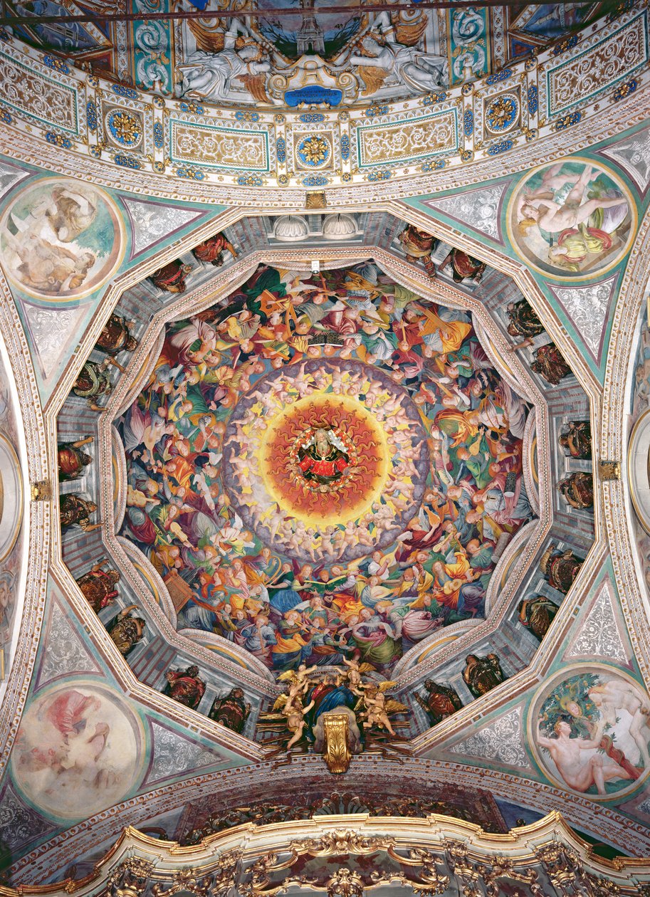 Änglarnas konsert, från kupolen, 1534-36 av Gaudenzio Ferrari