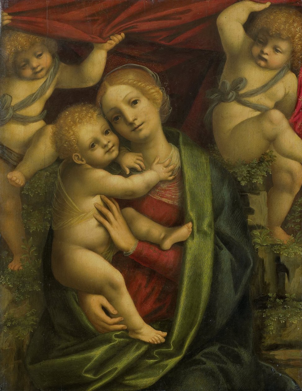 Madonna och barn av Gaudenzio Ferrari (workshop of)