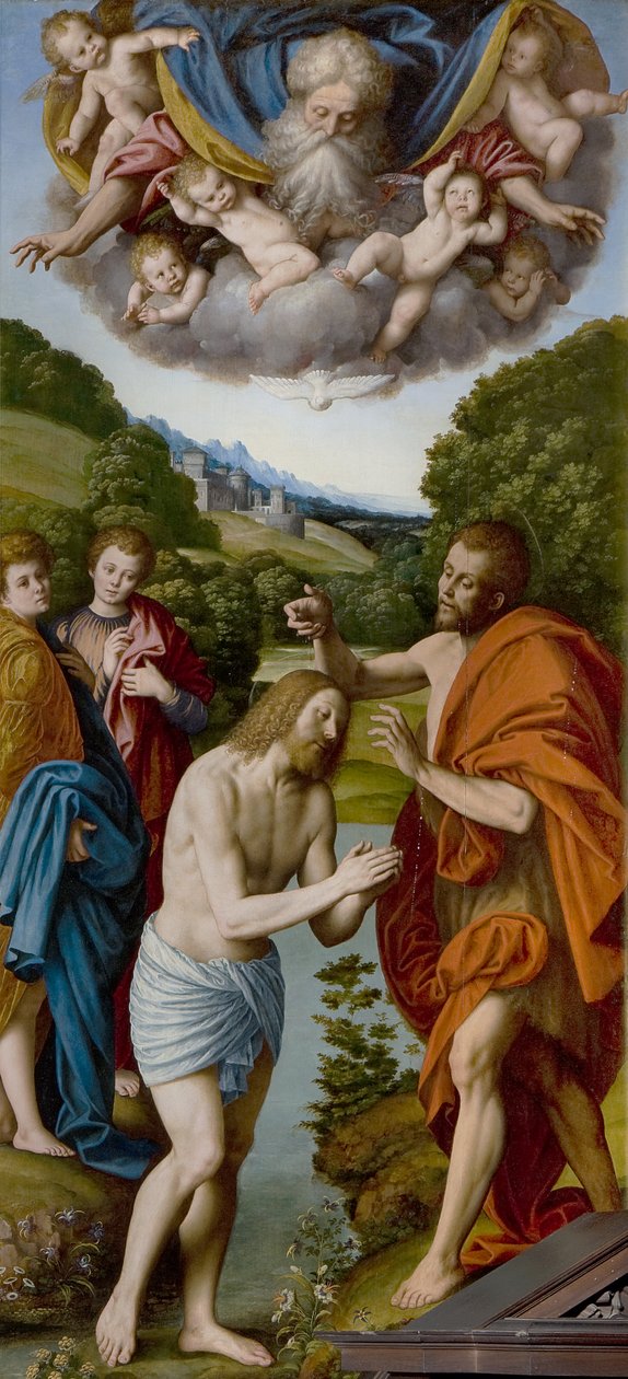 Kristi dop, 1540 av Gaudenzio Ferrari