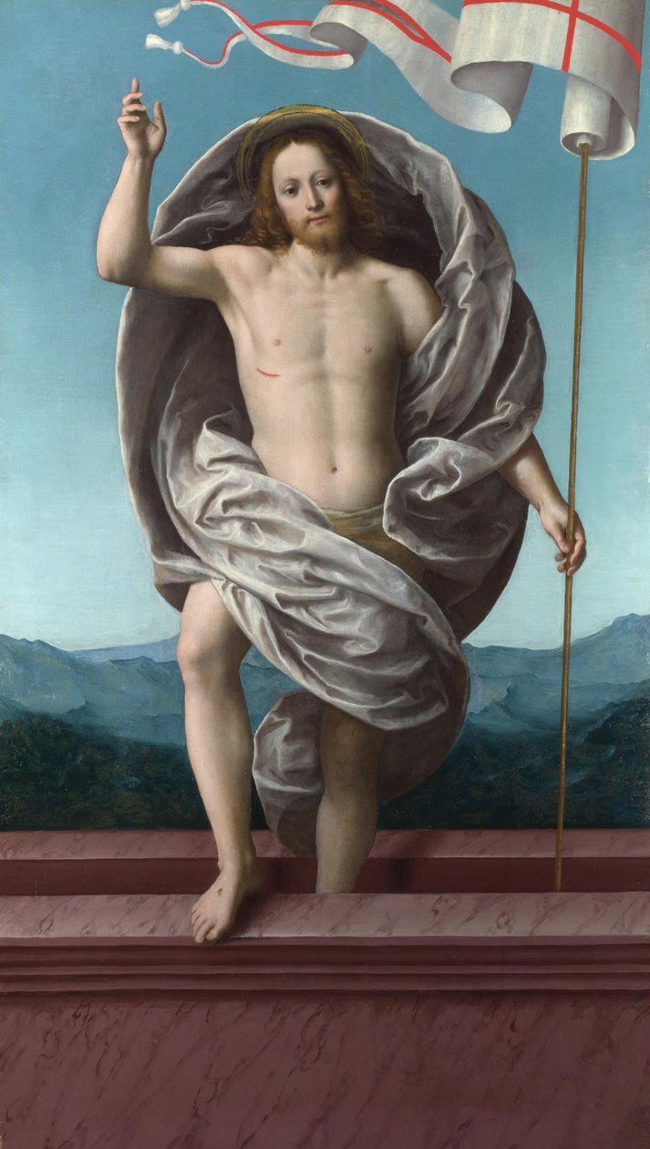 Kristus uppstår från graven, ca 1540 av Gaudenzio Ferrari