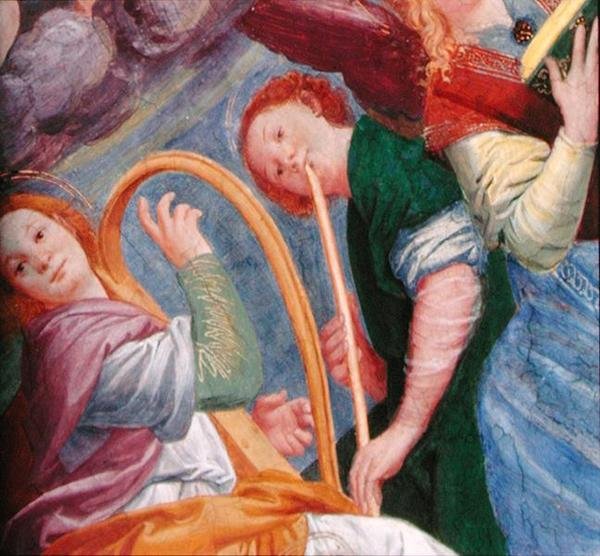 Änglarnas konsert av Gaudenzio Ferrari