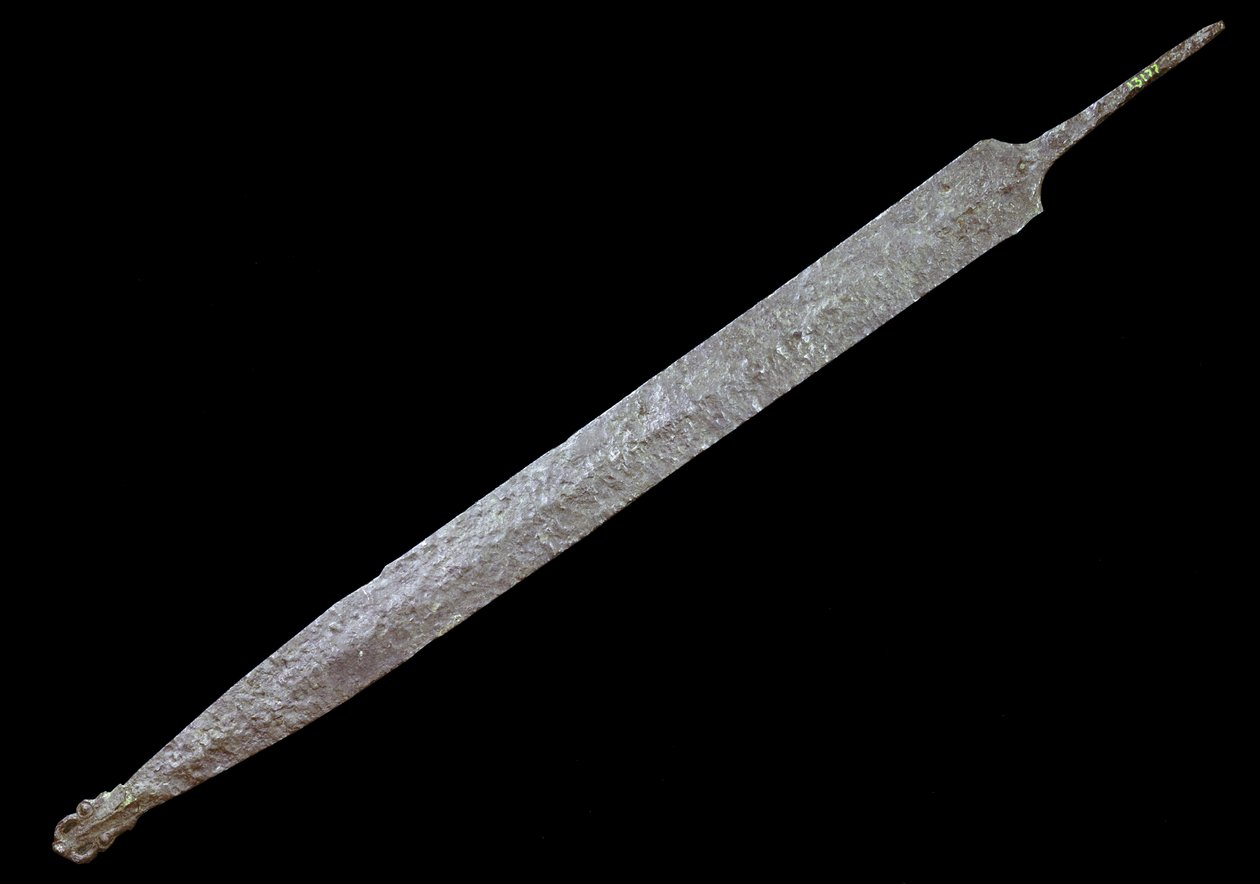 Galliens konst: Iron Spee, järnåldern (400 f.Kr.). Antikvitetsmuseet, Saint Germain en Laye. av Gaulish