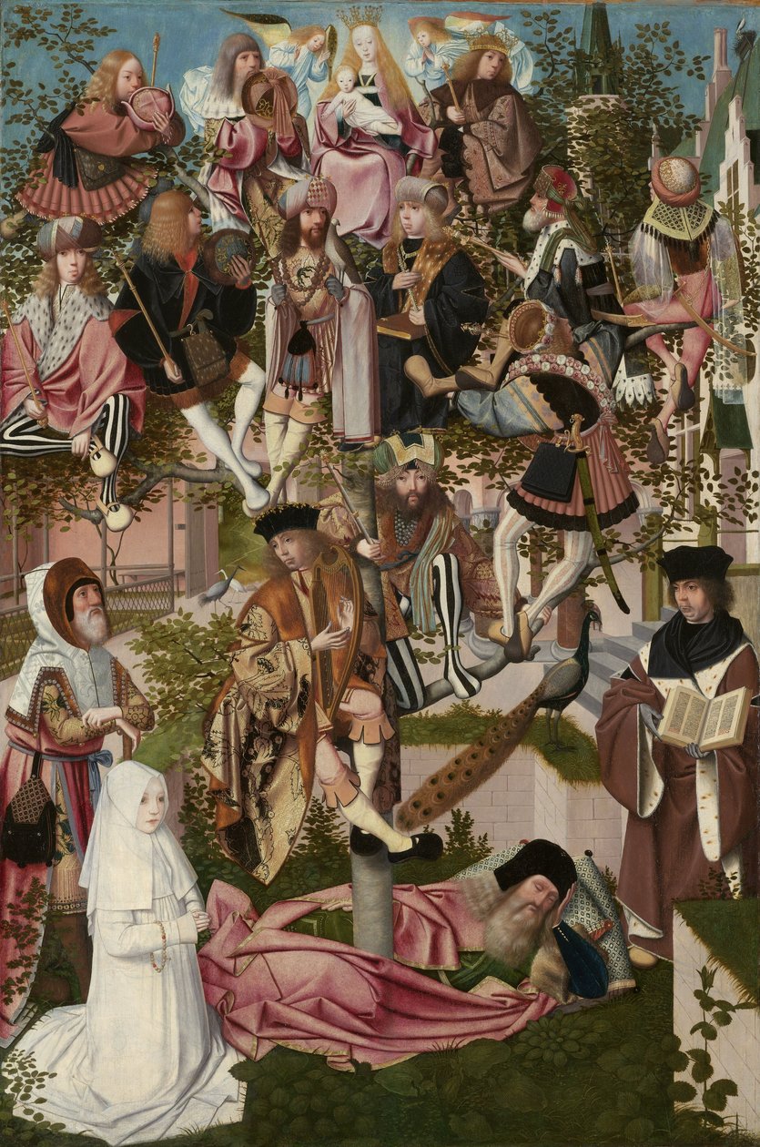 Jesses träd, ca 1500 av Geertgen Tot sint Jans