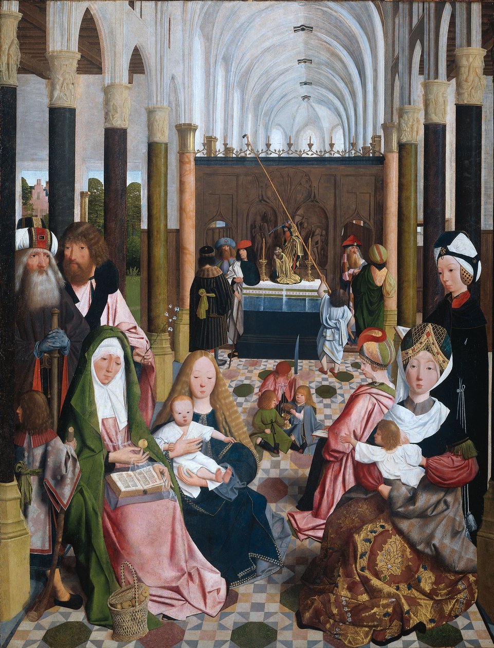 Den heliga släktskapet, 1493 av Geertgen Tot sint Jans