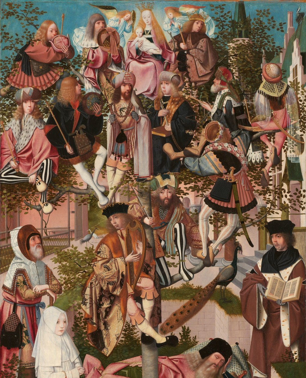 Jesses träd av Geertgen tot Sint Jans (circle of)