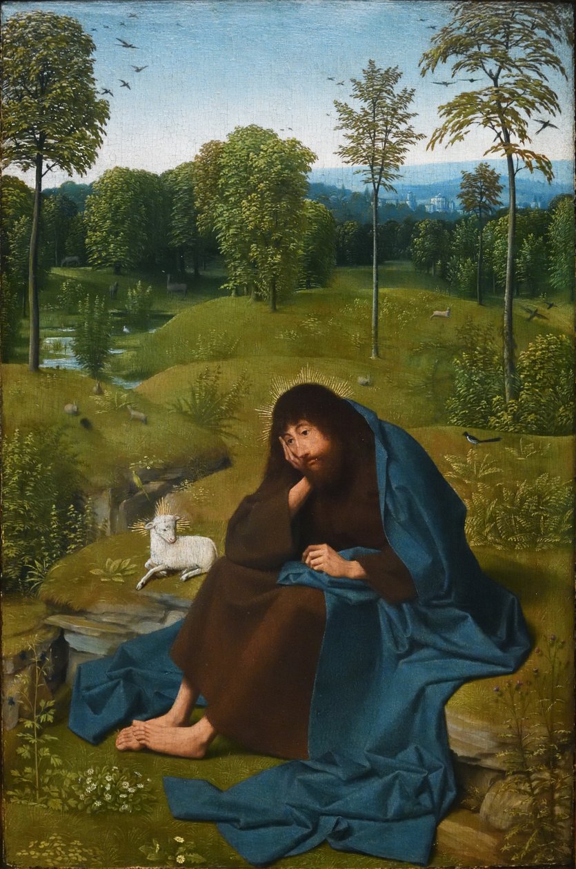 Johannes Döparen i vildmarken av Geertgen Tot sint Jans