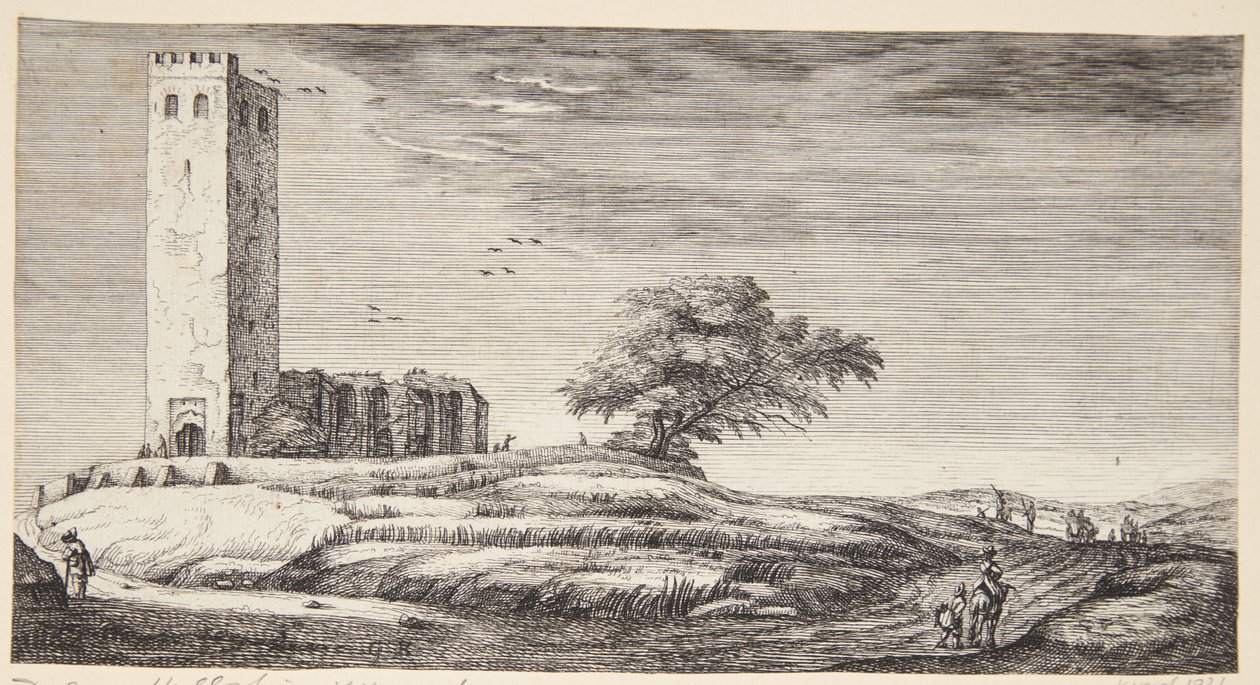 Gamla kyrkan i Muiderberg av Geertruyt Roghman