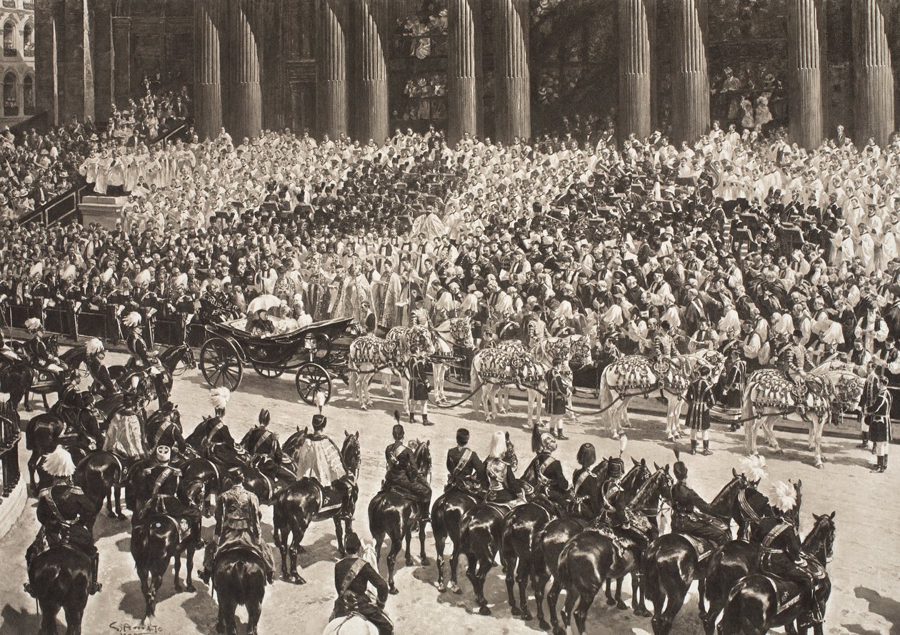 Drottning Victorias diamantjubileum, London, 22 juni 1897 1901. av Gennaro Amato