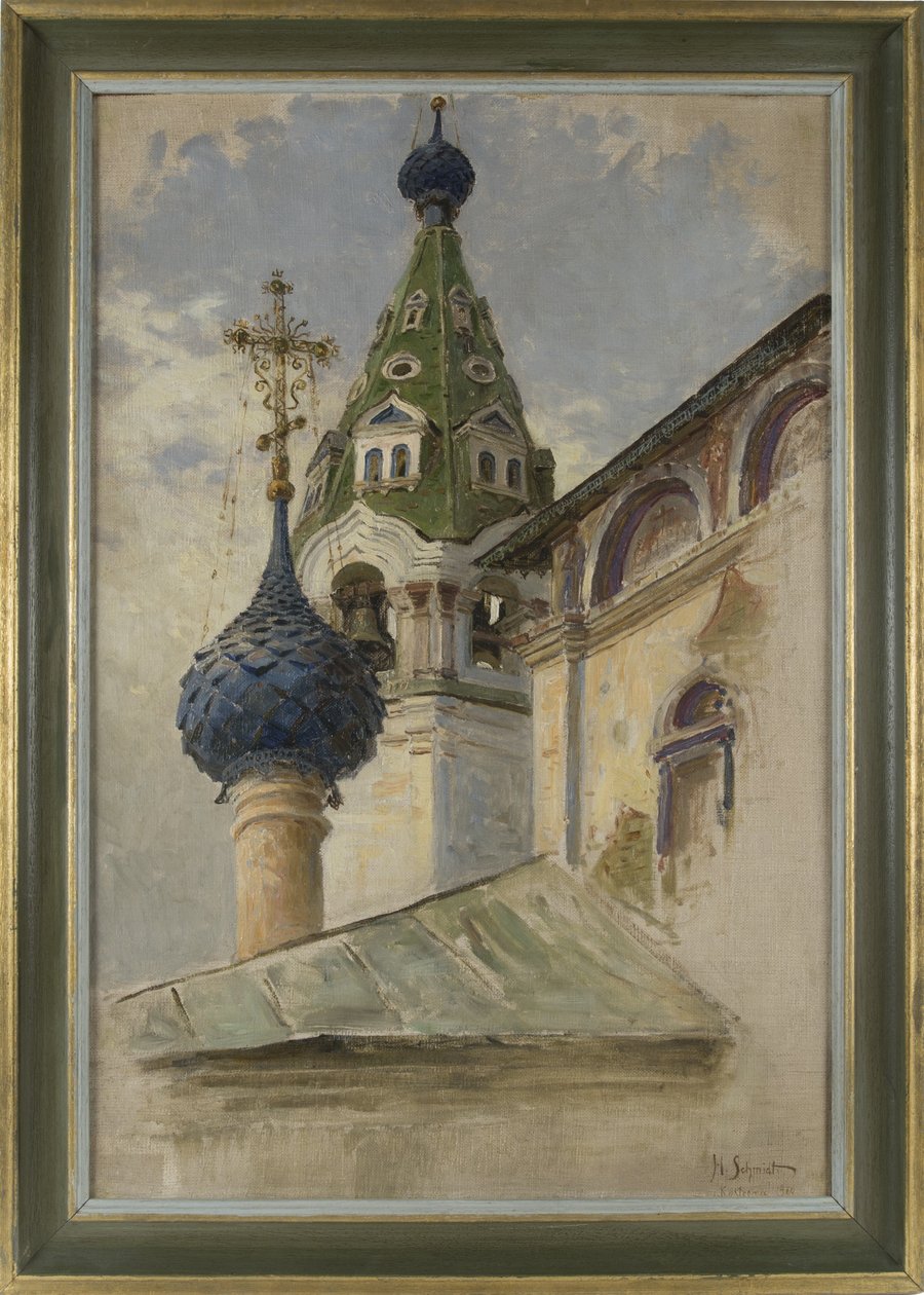 Ärkeängeln Mikaels kyrka i Kostroma, 1910 av Genrikh Genrikhovich Schmidt