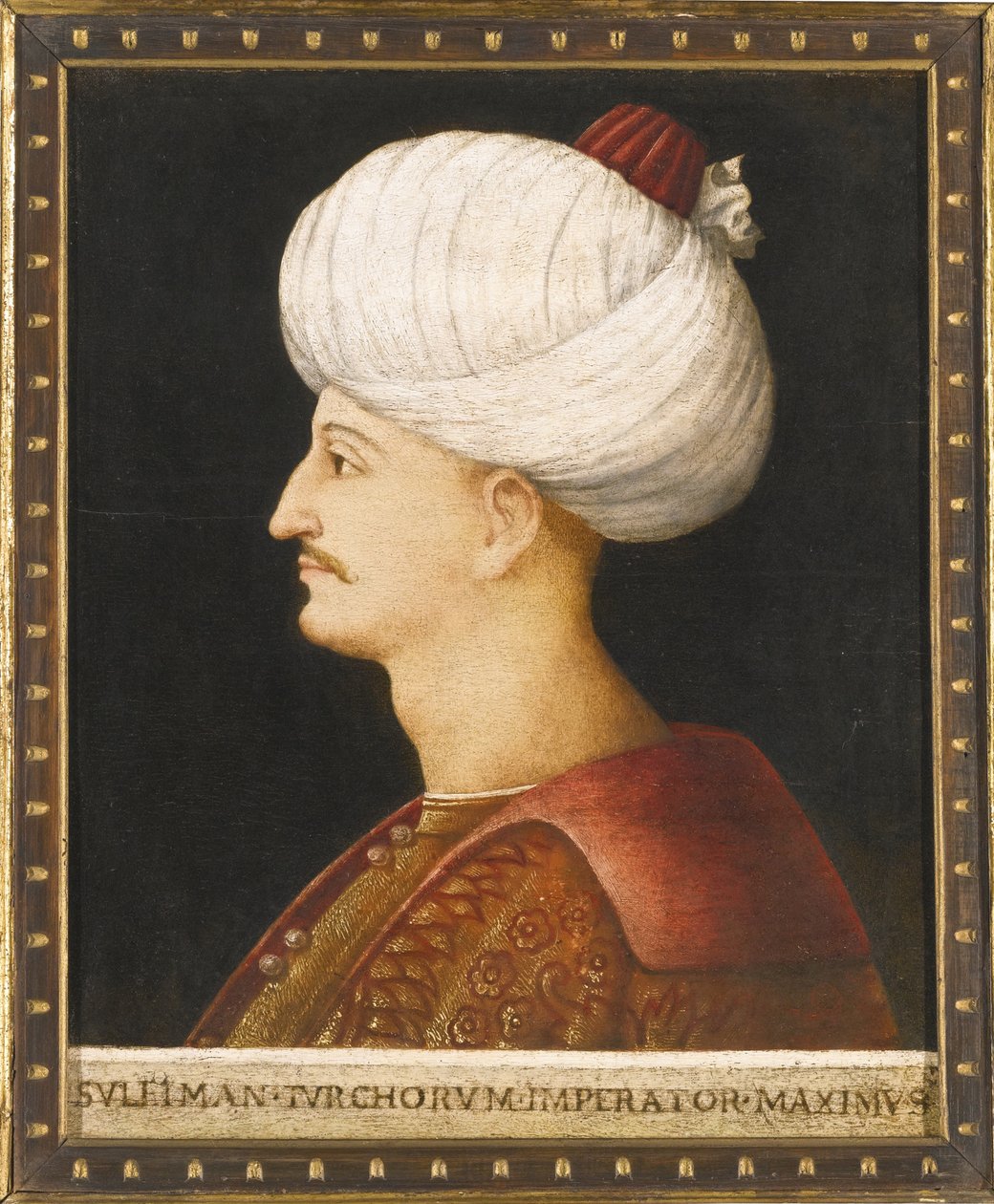 Sultan Suleiman I den magnifika, ca. 1520 av Gentile Bellini