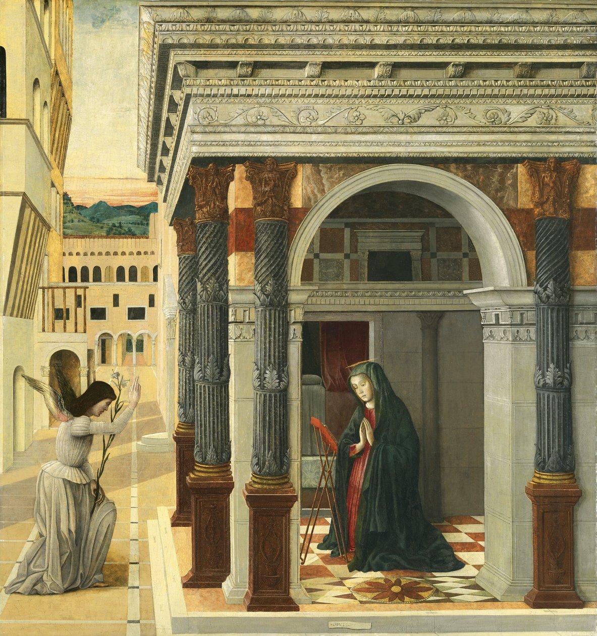 Bebådelsen av Gentile Bellini