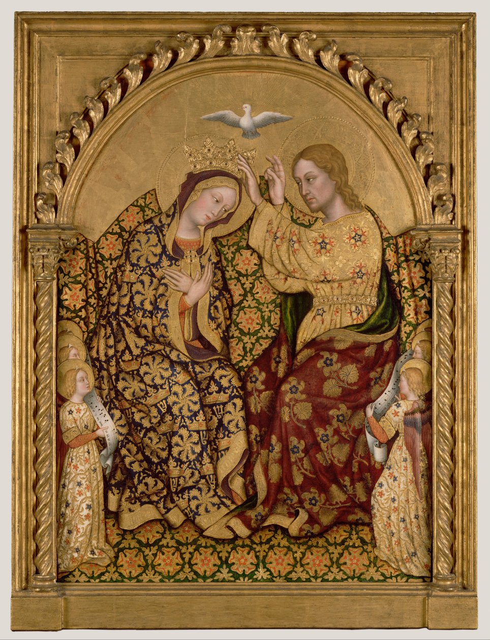 Kröningen av Jungfru Maria av Gentile da Fabriano
