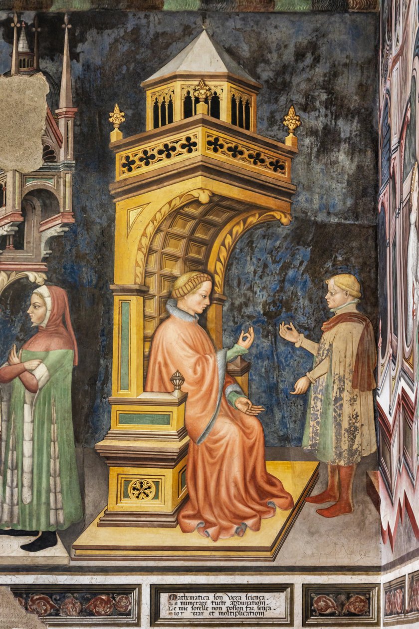Hall of Liberal Arts and Planets av Gentile da Fabriano