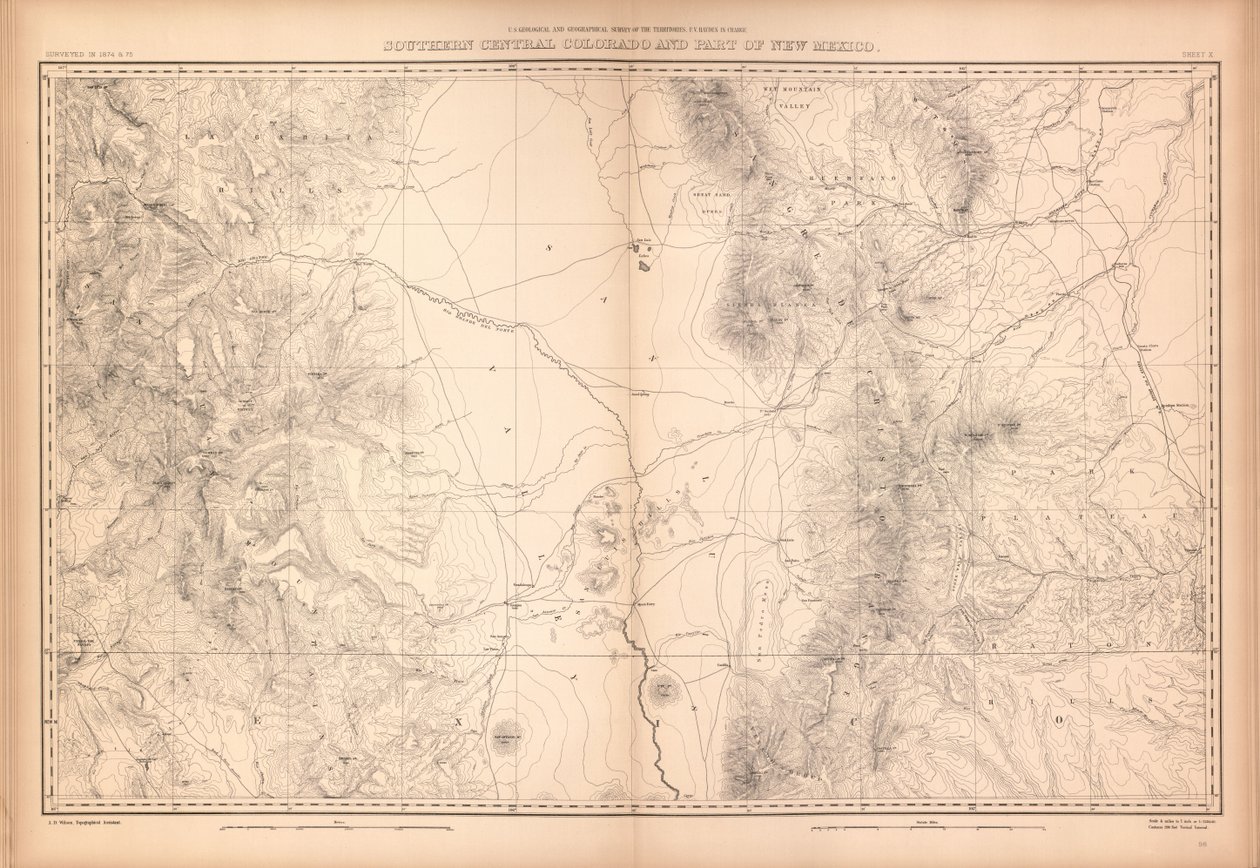 Geologisk och geografisk atlas över Colorado och delar av angränsande territorium av Geological And Geographical Survey Of The Territories