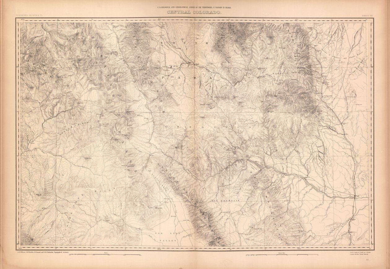 Geologisk och geografisk atlas över Colorado och delar av angränsande territorium av Geological And Geographical Survey Of The Territories