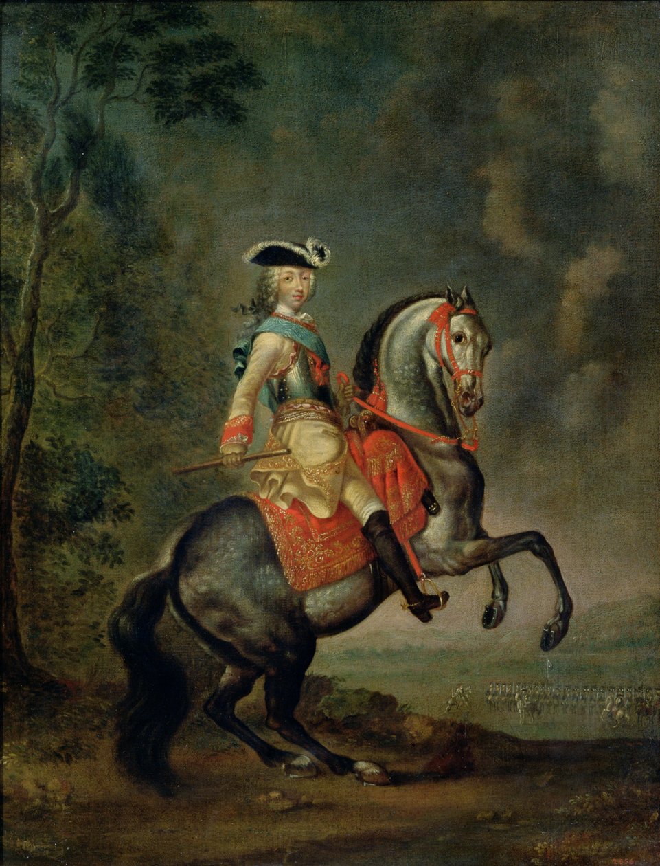 Porträtt av storhertig Peter III (1728-62) av Georg Christoph Grooth