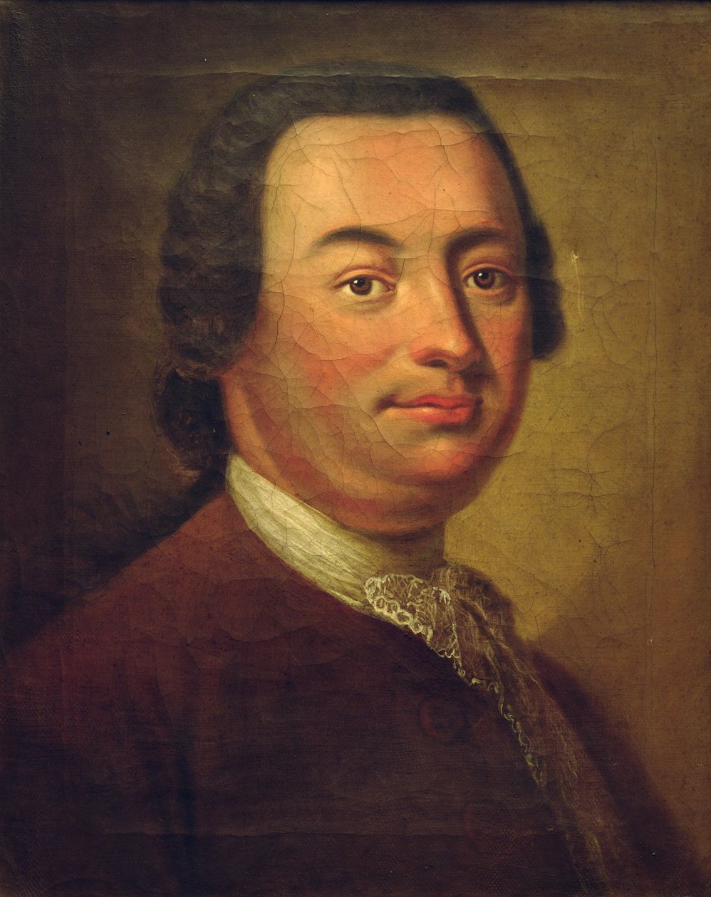 Porträtt av en man, 1774 av Georg David Matthieu