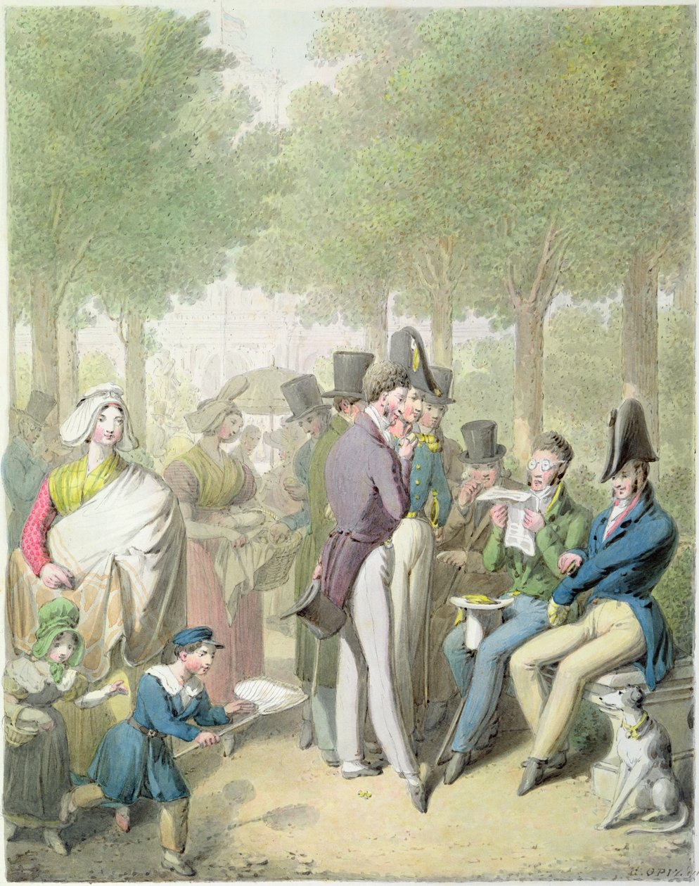 Jardin des Tuileries, från 